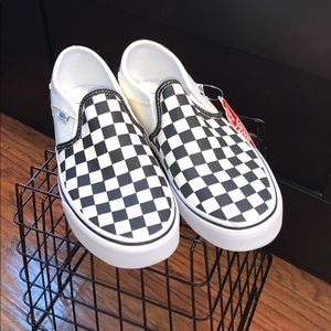 BRAND NEW!! checkered vans!